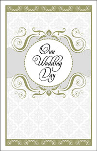 Wedding Program Cover Template 13E - Graphic 1
